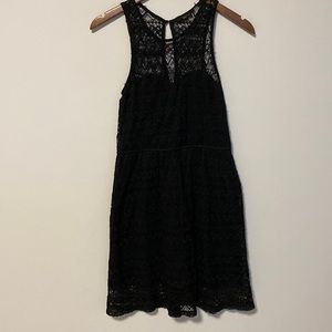 Black Lace Aline Dress